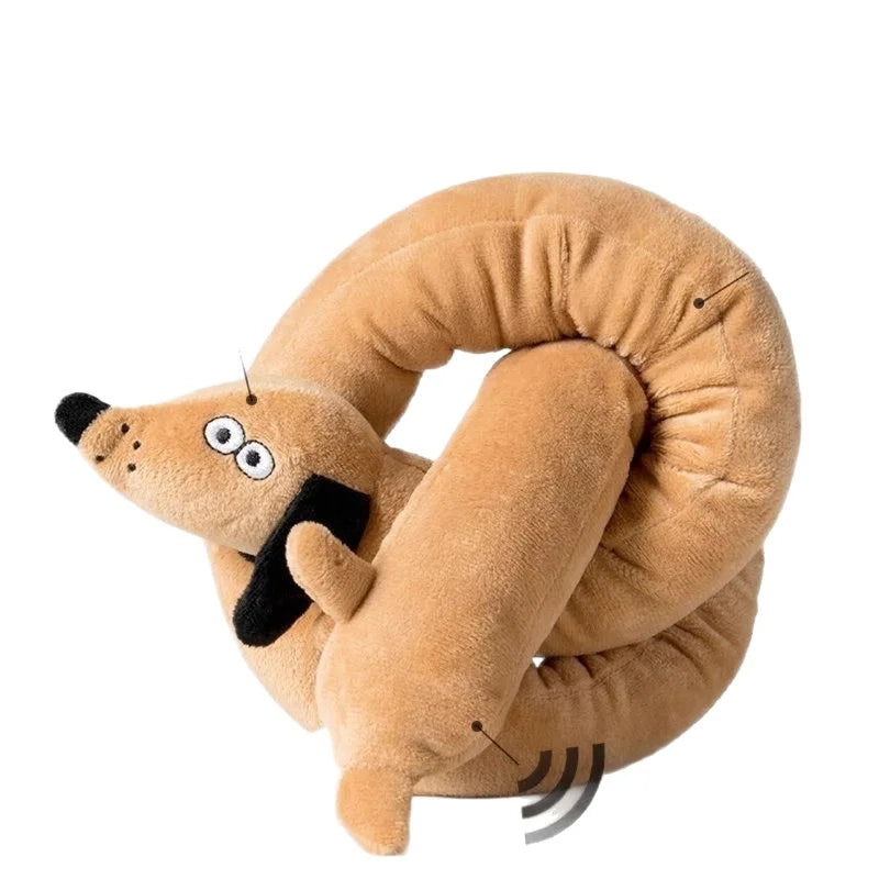Soft Plush Squeaky Duck Dog Toy - Durable Teething & Chewing Toy for Small Dogs, Puppies & Cats