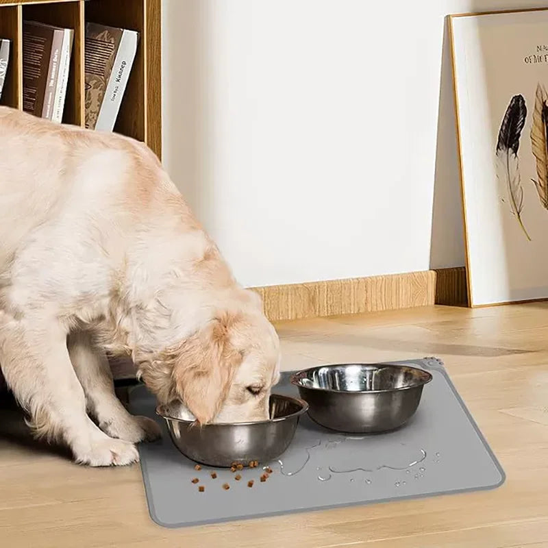 Waterproof Non-Slip Silicone Pet Mat - Keep Floors Clean!