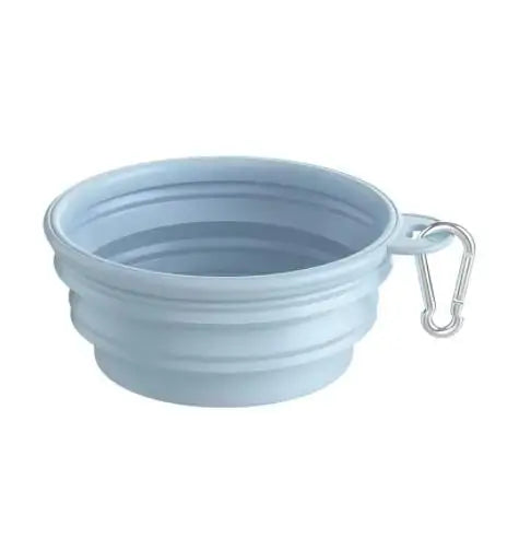 350ml & 1000ml Foldable Silicone Pet Bowl, Portable Outdoor Water & Food Bowl for Dogs Cats, Lightweight Travel Feeding Container