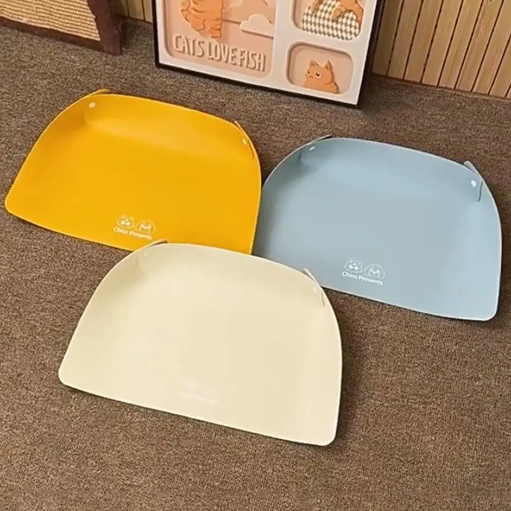 Non-Spill Cat Litter Mat - Waterproof Pet Food Mat for Cat Litter Box, Easy Clean