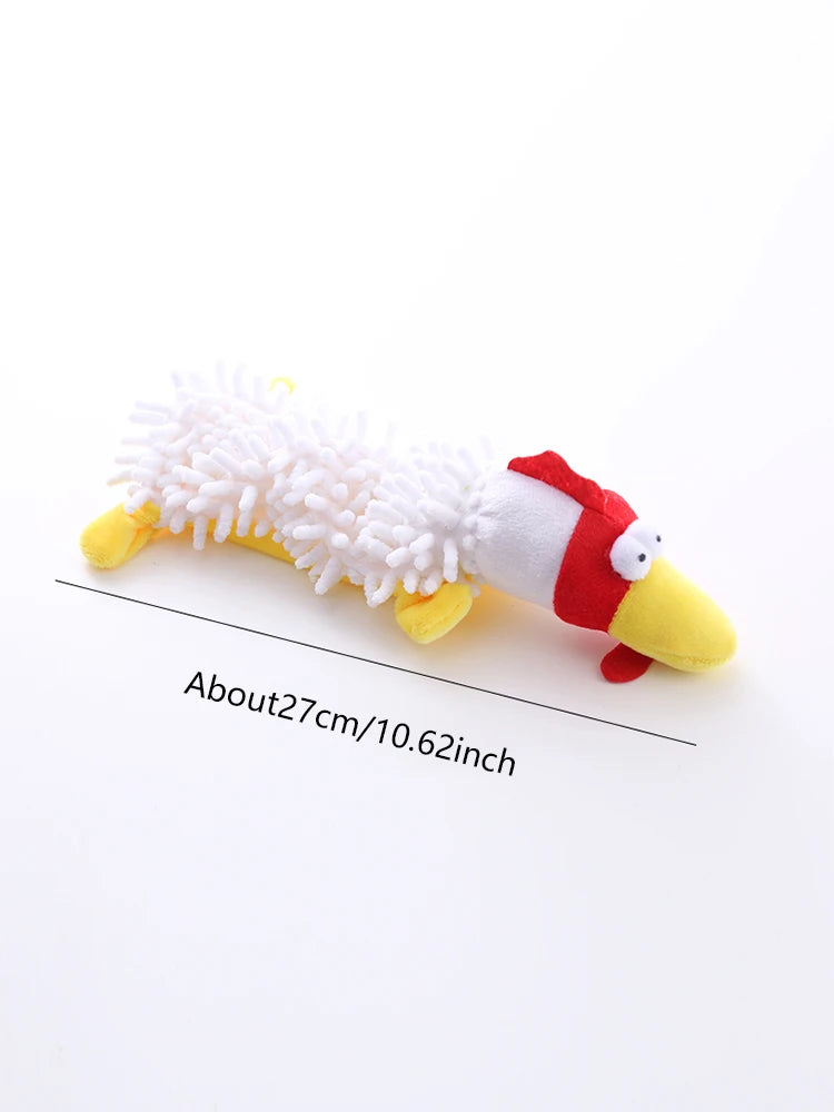 Squeaky Plush Dog Toy - Interactive Chew Toy for Small & Medium Dogs