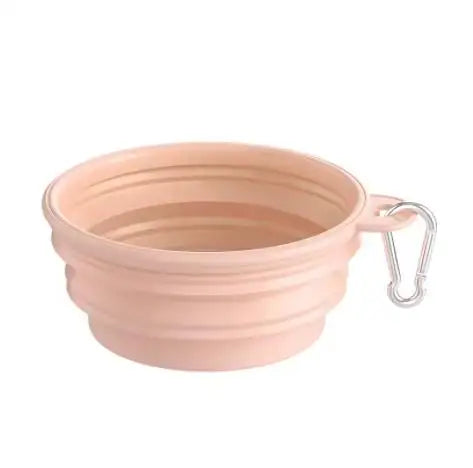 350ml & 1000ml Foldable Silicone Pet Bowl, Portable Outdoor Water & Food Bowl for Dogs Cats, Lightweight Travel Feeding Container