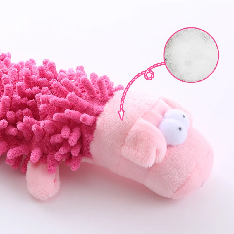 Squeaky Plush Dog Toy - Interactive Chew Toy for Small & Medium Dogs