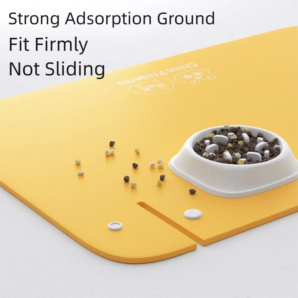 Non-Spill Cat Litter Mat - Waterproof Pet Food Mat for Cat Litter Box, Easy Clean