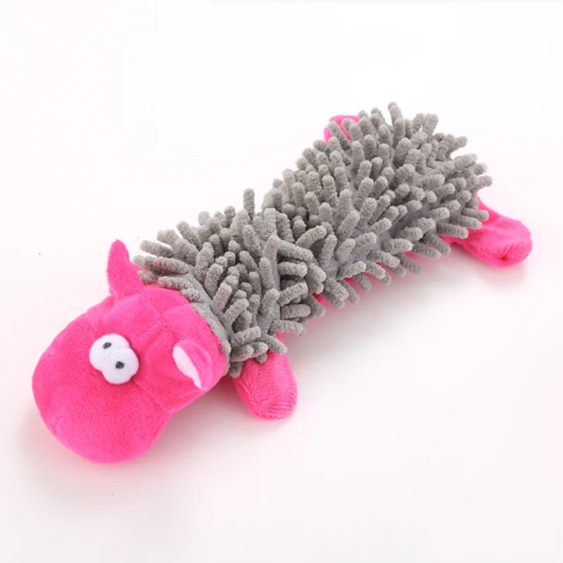 Soft Plush Squeaky Duck Dog Toy - Durable Teething & Chewing Toy for Small Dogs, Puppies & Cats