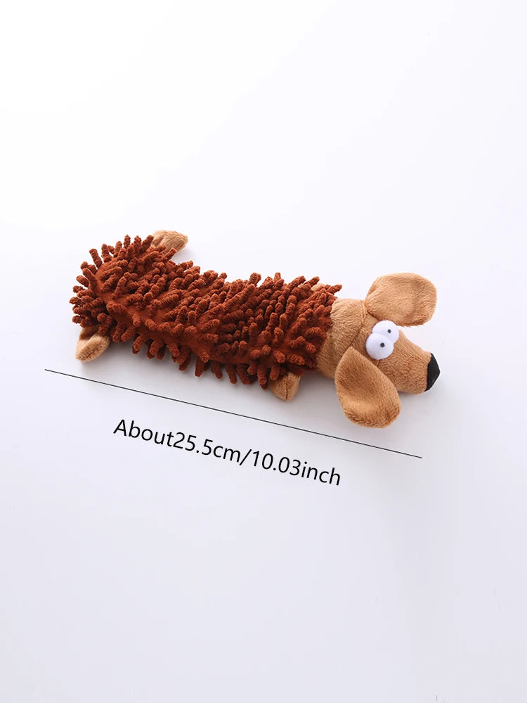 Squeaky Plush Dog Toy - Interactive Chew Toy for Small & Medium Dogs