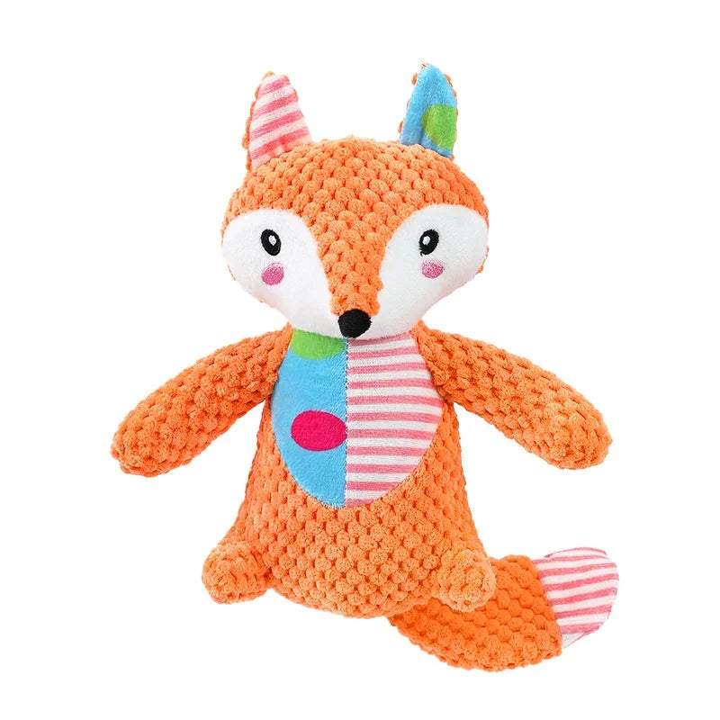Soft Plush Squeaky Duck Dog Toy - Durable Teething & Chewing Toy for Small Dogs, Puppies & Cats