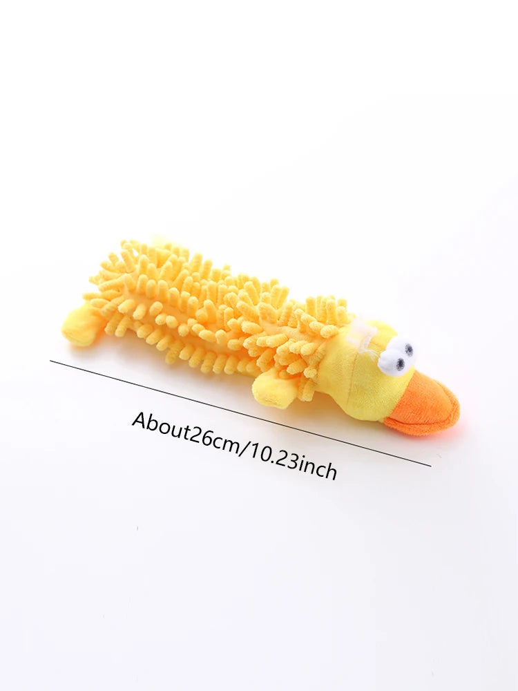 Squeaky Plush Dog Toy - Interactive Chew Toy for Small & Medium Dogs