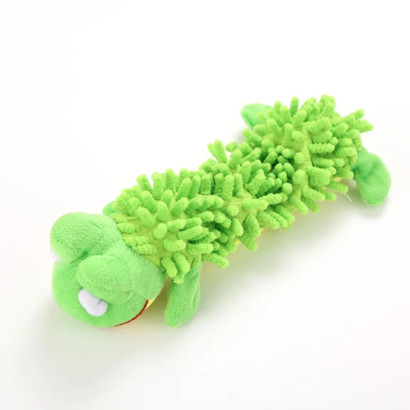 Soft Plush Squeaky Duck Dog Toy - Durable Teething & Chewing Toy for Small Dogs, Puppies & Cats