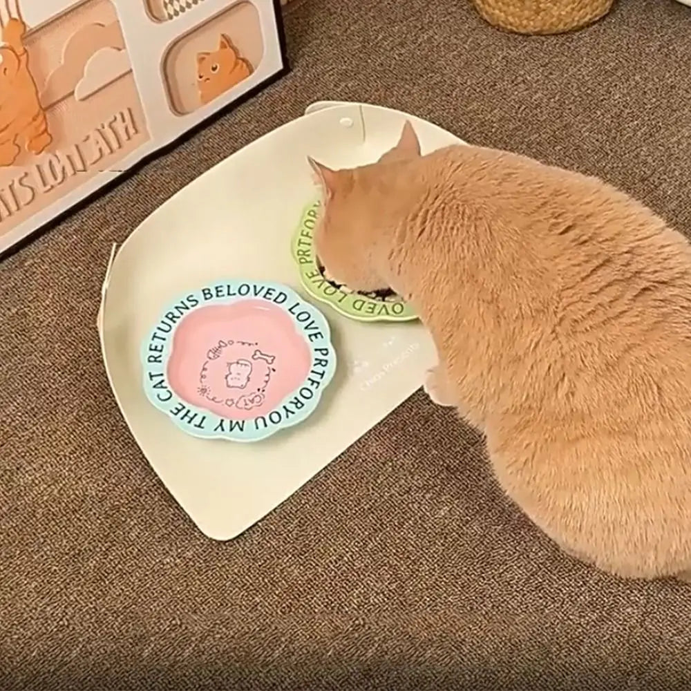 Non-Spill Cat Litter Mat - Waterproof Pet Food Mat for Cat Litter Box, Easy Clean