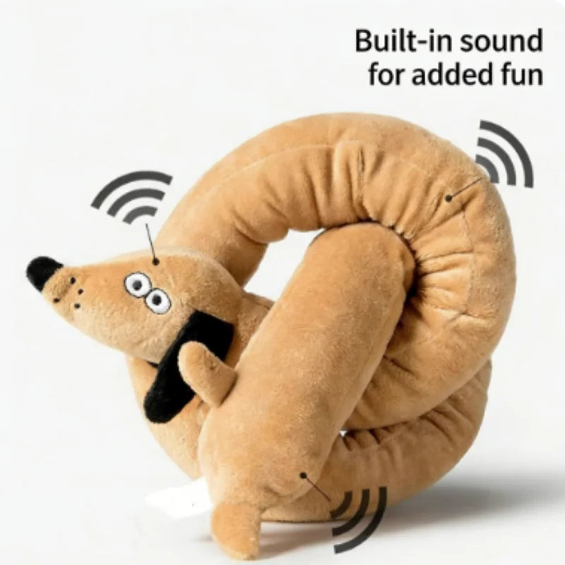 Soft Plush Squeaky Duck Dog Toy - Durable Teething & Chewing Toy for Small Dogs, Puppies & Cats